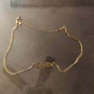 “Baby Girl” choker